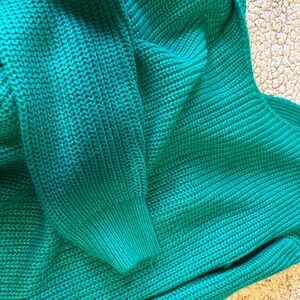 Main strip chunky sweater